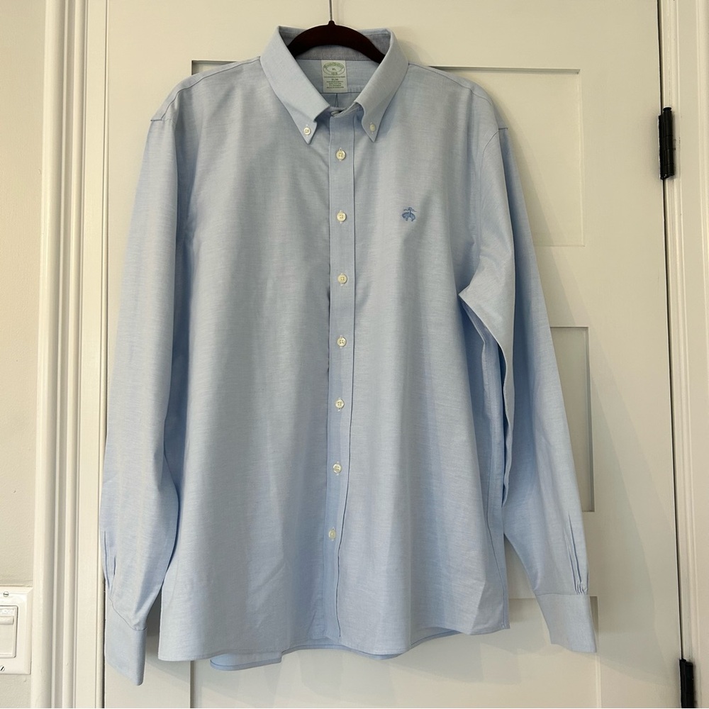 Brooks Brothers Light Blue Button-Down Oxford Shirt